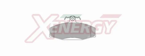 Brake Pad Set, disc brake (X40946)