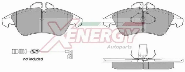 Brake Pad Set, disc brake (X40625)