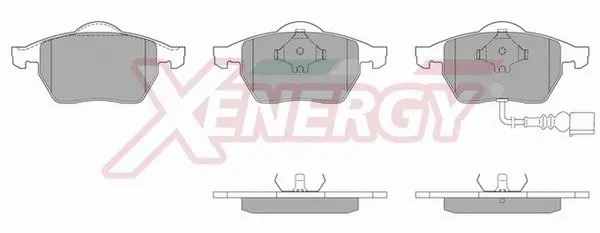 Brake Pad Set, disc brake (X40490)