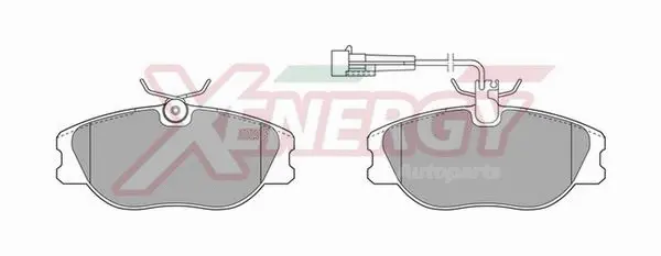 Brake Pad Set, disc brake (X40282)