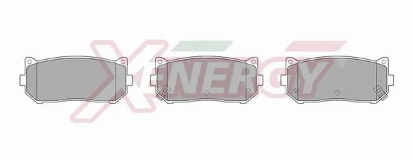 Brake Pad Set, disc brake (X41055)