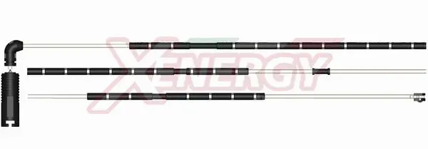 Warning Contact, brake pad wear (X70208)
