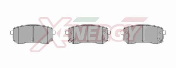 Brake Pad Set, disc brake (X40924)