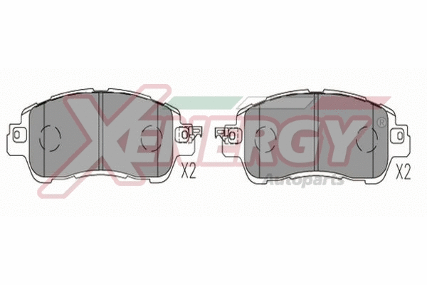 Brake Pad Set, disc brake (X41346)