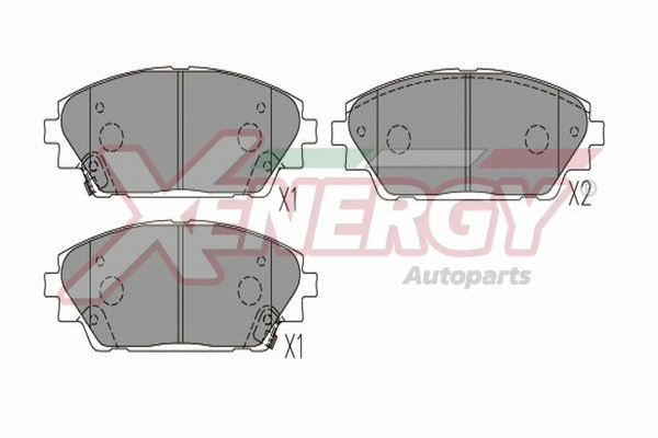 Brake Pad Set, disc brake (X41360)