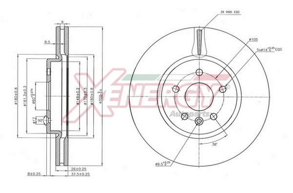 Brake Disc (X602917)