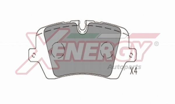 Brake Pad Set, disc brake (X41335)