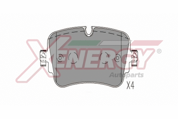 Brake Pad Set, disc brake (X41347)