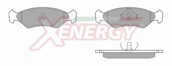 Brake Pad Set, disc brake (X40356)