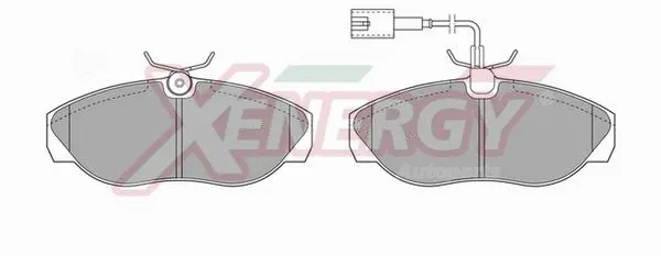 Brake Pad Set, disc brake (X40524)