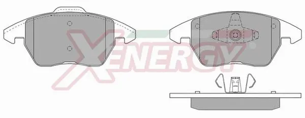 Brake Pad Set, disc brake (X40889)
