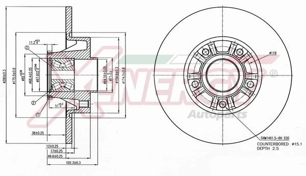 Brake Disc (X601096)