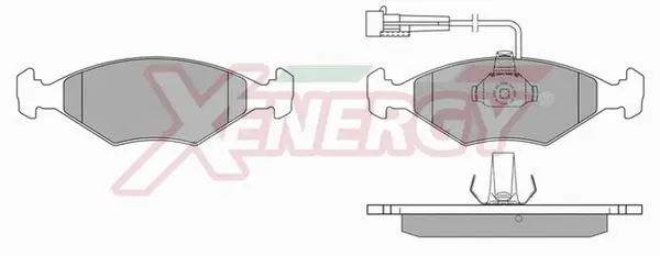 Brake Pad Set, disc brake (X40227)