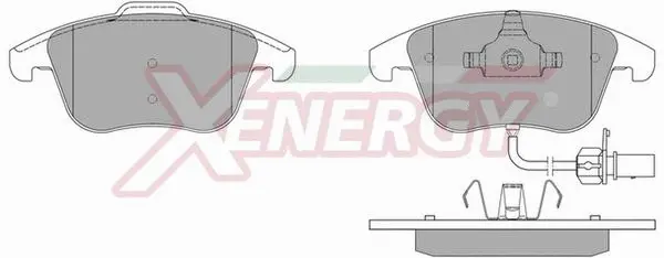 Brake Pad Set, disc brake (X41077)