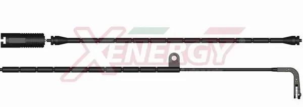 Warning Contact, brake pad wear (X7027001)