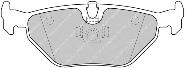 Brake Pad Set, disc brake (FCP1301H)