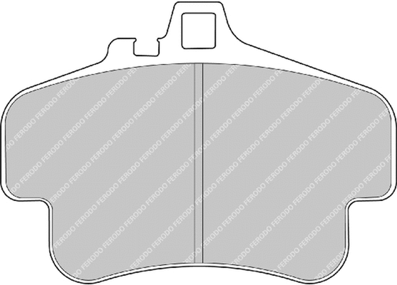 Brake Pad Set, disc brake (FRP3051W)