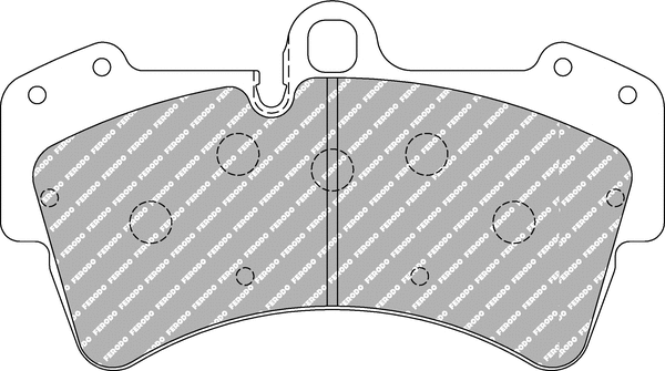 Brake Pad Set, disc brake (FCP1626H)