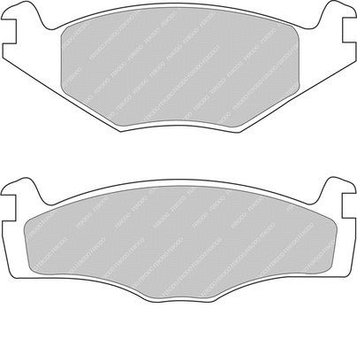 Brake Pad Set, disc brake (FCP419H)