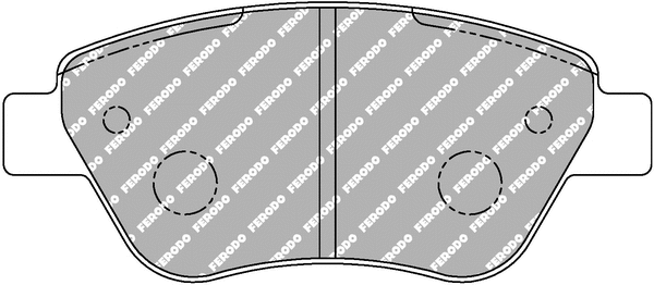 Brake Pad Set, disc brake (FCP1466H)
