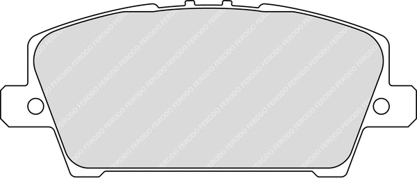 Brake Pad Set, disc brake (FCP1859H)