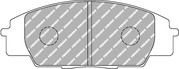 Brake Pad Set, disc brake (FCP1444H)