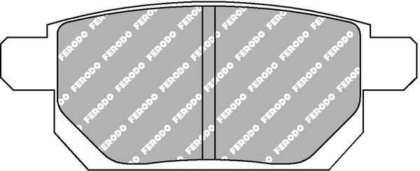 Brake Pad Set, disc brake (FCP4430H)