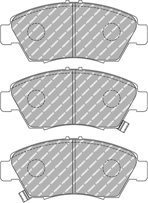 Brake Pad Set, disc brake (FDS776)