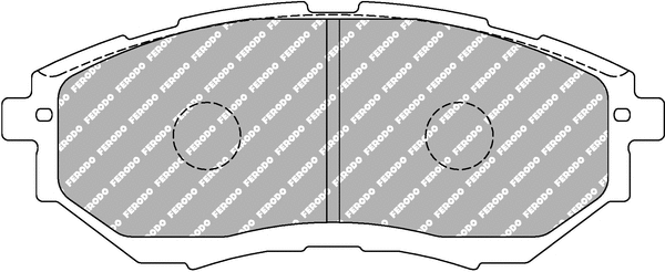 Brake Pad Set, disc brake (FCP1984H)