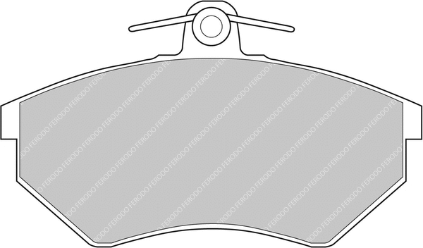 Brake Pad Set, disc brake (FCP775H)