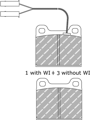 Brake Pad Set, disc brake (FDS2)