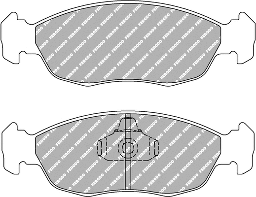Brake Pad Set, disc brake (FCP876H)