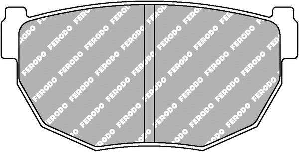 Brake Pad Set, disc brake (FCP484H)