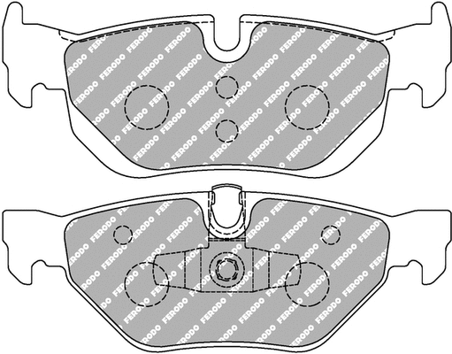 Brake Pad Set, disc brake (FCP1807H)