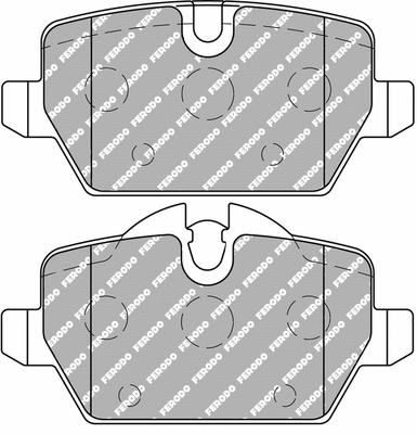 Brake Pad Set, disc brake (FCP1806H)