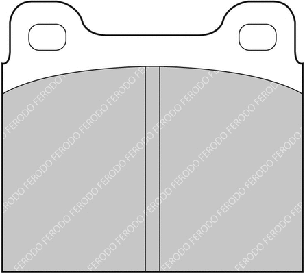 Brake Pad Set, disc brake (FCP2C)