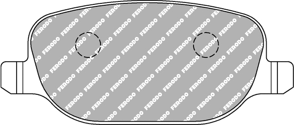 Brake Pad Set, disc brake (FCP1795H)