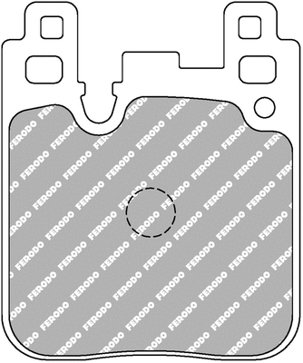 Brake Pad Set, disc brake (FCP4663W)