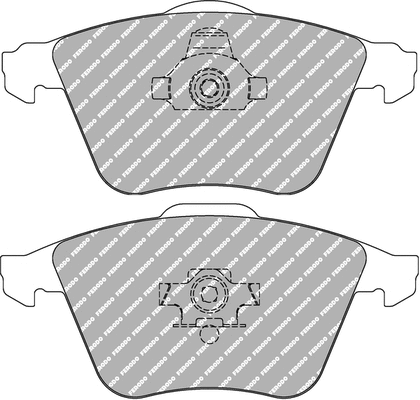 Brake Pad Set, disc brake (FCP1629H)