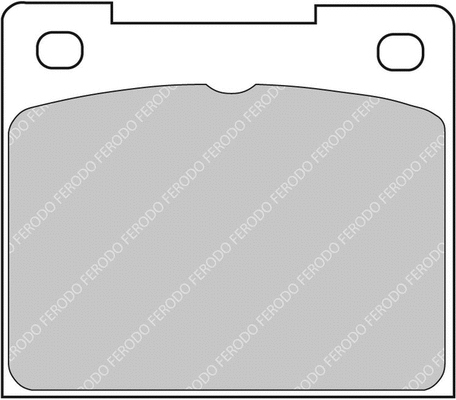 Brake Pad Set, disc brake (FCP809C)