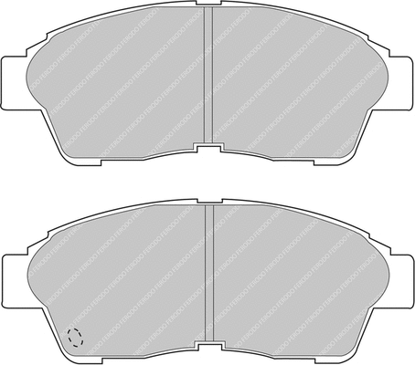 Brake Pad Set, disc brake (FCP867H)