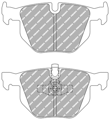 Brake Pad Set, disc brake (FCP1808H)