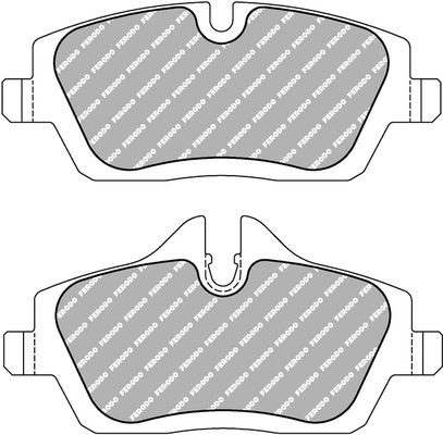 Brake Pad Set, disc brake (FCP1747H)