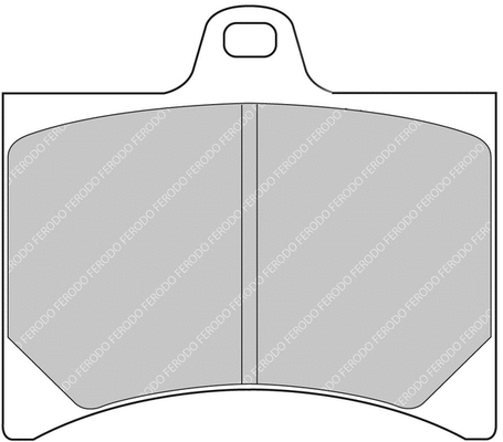 Brake Pad Set, disc brake (FCP253H)