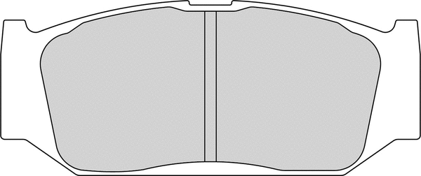 Brake Pad Set, disc brake (FRP3118W)