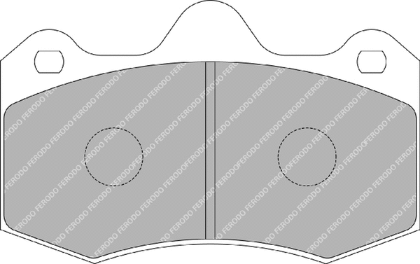 Brake Pad Set, disc brake (FRP3083H)