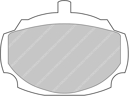 Brake Pad Set, disc brake (FCP823R)