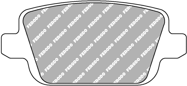 Brake Pad Set, disc brake (FCP1917H)