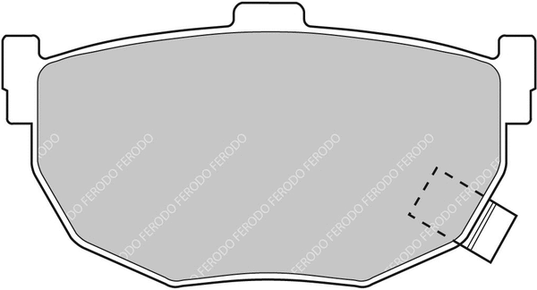 Brake Pad Set, disc brake (FCP638H)