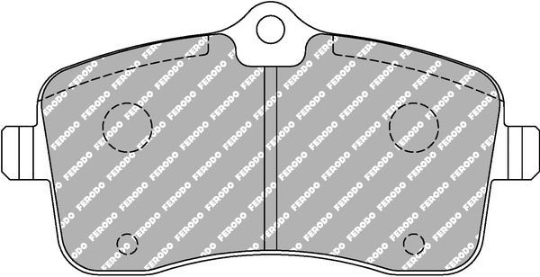 Brake Pad Set, disc brake (FCP1725H)